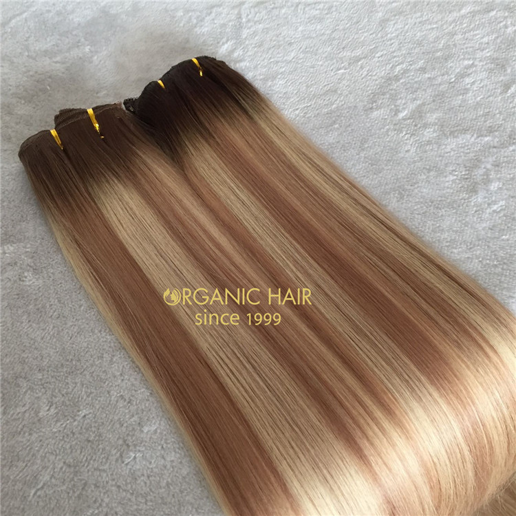 Our cheapest hair extensions-machine weft  A165